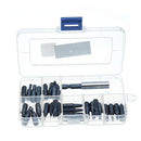 Effetool 29pcs Magnetic Bit Set with Tool Box Bit Holder Tips Screwdriver Phillips Hex Torx Screwdriver Bit Tool Kit
