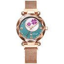 DOM G-1275 Mesh Steel Band Elegant Design Ladies Watch Date Display Quartz Watch