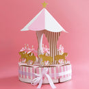 DIY Ribbon Carousel Candy Box Sweets Gift Boxes Wedding Party Baby Shower Favors Decorations