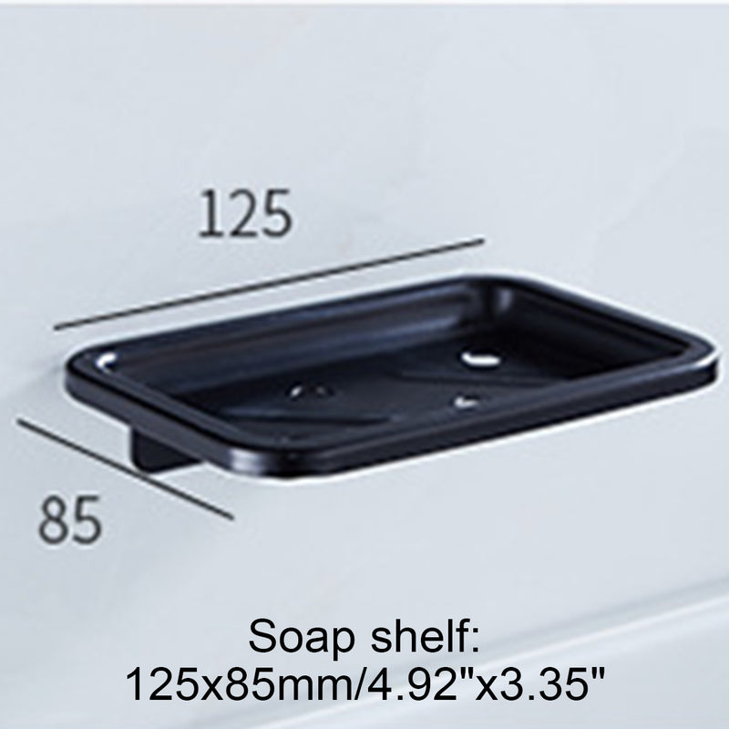 Aluminum Bathroom Shower Caddy Shelf Wall-mounted Rack Organizer Towel Holder