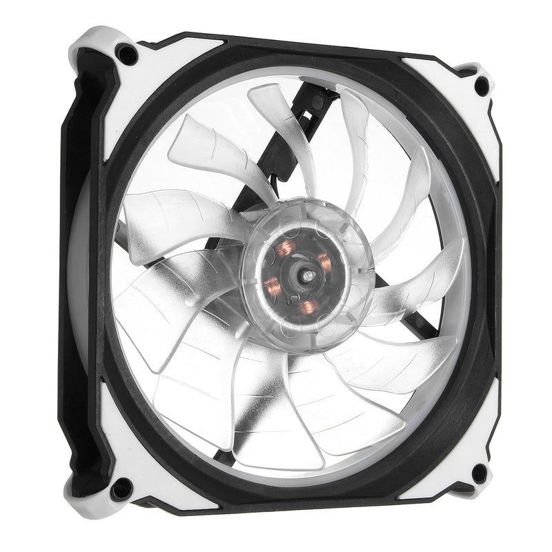 DC 12 V RGB LED 366 Modes Quiet Computer Case PC Cooling Fan 120mm+Remote Control