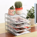 Single layer stackable file rack data rack office equipment Desktop Organizer