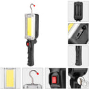 700LM 18650 Battery Flashlight 2 Modes LED Light Outdoor Camping Hunting Emergency Lamp With Hook
