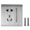 AC 110~250V LED Light Control Wall Mount Light Switch With Two/Three Pole Socket