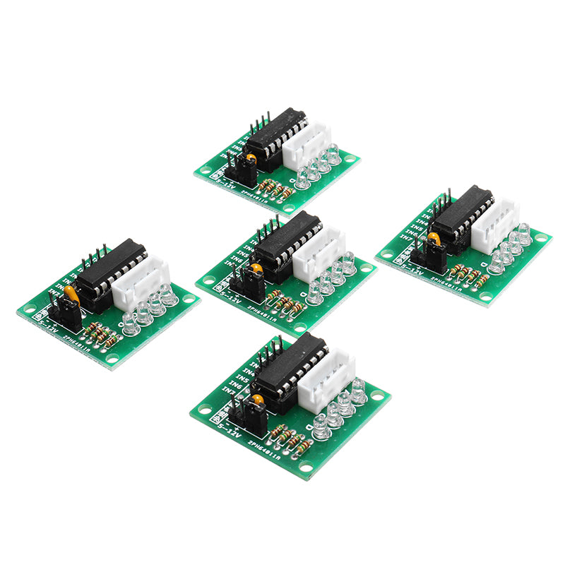 Geekcreit 5Pcs 5V Stepper Motor With ULN2003 Driver Board Dupont Cable