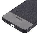 Bakeey Luxury Fabric Splice Soft Silicone Edge Shockproof Protective Case For OnePlus 7T Pro