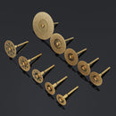 Drillpro 10pcs Diamond Cutting Discs Titanium Coating Cut Off Wheel Set For Dremel Rotary Tool