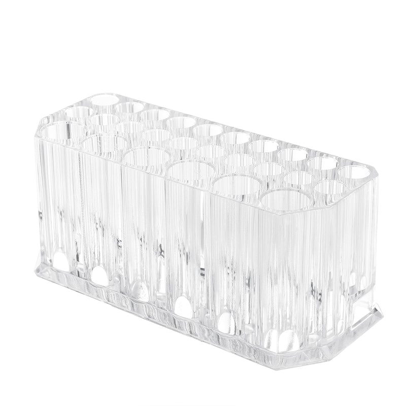 Acrylic 26-hole eyebrow pencil pencil ballpoint pen eyeliner display stand multifunctional display storage box Desktop Organizer