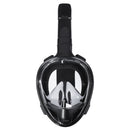 CAMTOA Diving Goggles Mask 180 Full Dry Coverage Respirator Mask Double Tube Anti-fog Swimming Protector