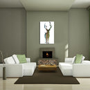 Miico Hand Painted Oil Paintings Simple Male Deer A Wall Art For Home Decoration Painting