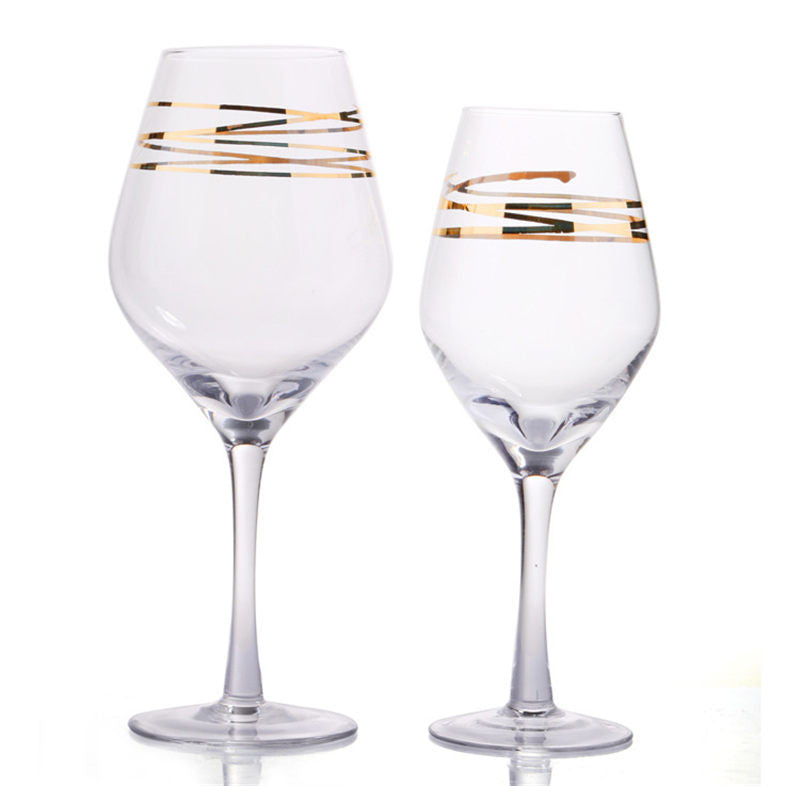 Gold Champagne Glass Wine Glass Bar Tools Red Wine Glass Wine Goblet Wine Glass Cup