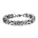 Fashion Titanium Steel Irregular Geometric Cuff Bracelets Ethnic Bracelet Jewelry for Men