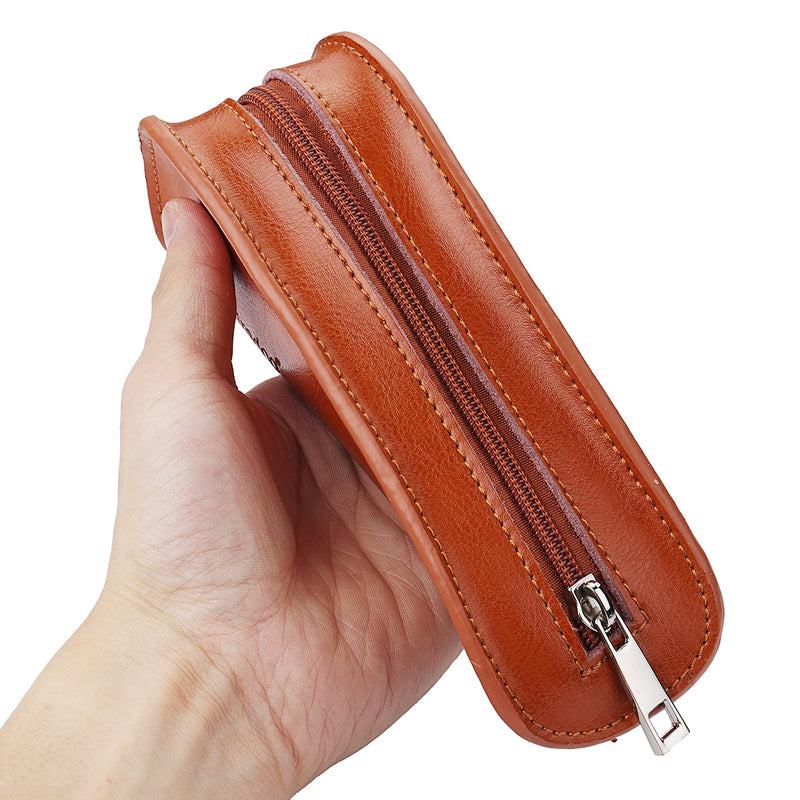185x77x55mm Portable Leather Pipe Storage Bag Pipe Pouch Handheld Case