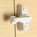 Plastic White Crescent Window Casement Sash Lock Lever Handle Latch Fastener