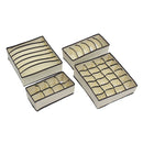 4Pcs Storage Box Underwear Bra Socks Display Non Woven Closet Drawer Container Organiser