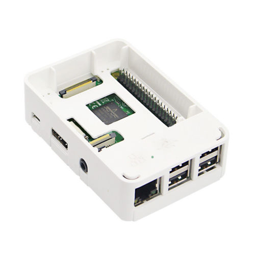 New White Premium Case Enclosure For Raspberry Pi 3, 2 & B+