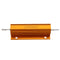 RX24 100W 300R 300RJ Metal Aluminum Case High Power Resistor Golden Metal Shell Case Heatsink Resistance Resistor