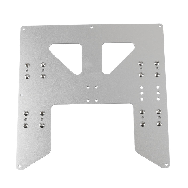 Black/Silver Aluminum Y Carriage Hot Bed Support Plate with Slider for 3D Printer