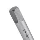 Drillpro 6pcs M4-M12 Damaged Screw Extractor Alloy Screw Bolt Remover