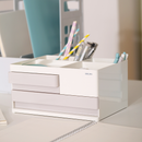 XIAOMI Ecosystem Deli Desktop Storage Box Cosmetic Makeup Case 2/4 Grids Drawers Office Desk Accessories Organizer Pen Pencil Holder 8904/8905