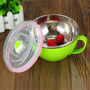 1 Pc Stainless Steel Anti-Scalding Bowl Lunch Box