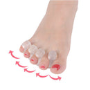 2 Pairs/ Set Toe Separator Tibia Corrector Set Forefoot Pad Toe Separator Comber Foot Care Kit