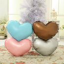 Cute Glitter Star Heart Moon Cloud Shape Throw Pillow PU Sofa Bed Car Office Cushion