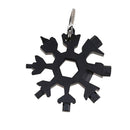 18 In 1 Snowflake Shape Multi Tool KeyChain Screwdriver EDC Tool