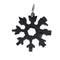 18 In 1 Snowflake Shape Multi Tool KeyChain Screwdriver EDC Tool