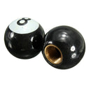 8pcs Universal Car Truck Motor Bike Pool 8 Ball Tire Air Valve Stem Caps Wheel Rim Caps Bolt