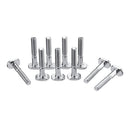 Drillpro 10pcs M6x40mm T-Nut T Sliding Screws For  30 Series Miter Track Woodworking Tool
