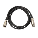 REXLIS 1.8/ 3M 3-Pin XLR Male To XLR Female Microphone Audio Cable