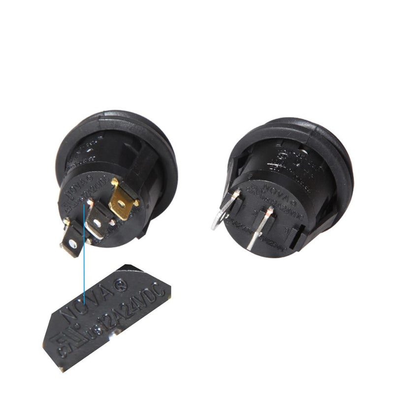 BOSMAA 7/8inch 22mm ON/OFF Headlight Switch For LED Fog Spot Light Motorcycle Waterproof Aluminum Alloy Switch