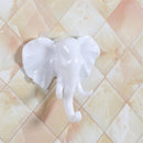 Elephant Head Self Adhesive Home Wall Door Hooks Hanger Bag Keys Strong Sticky Holder