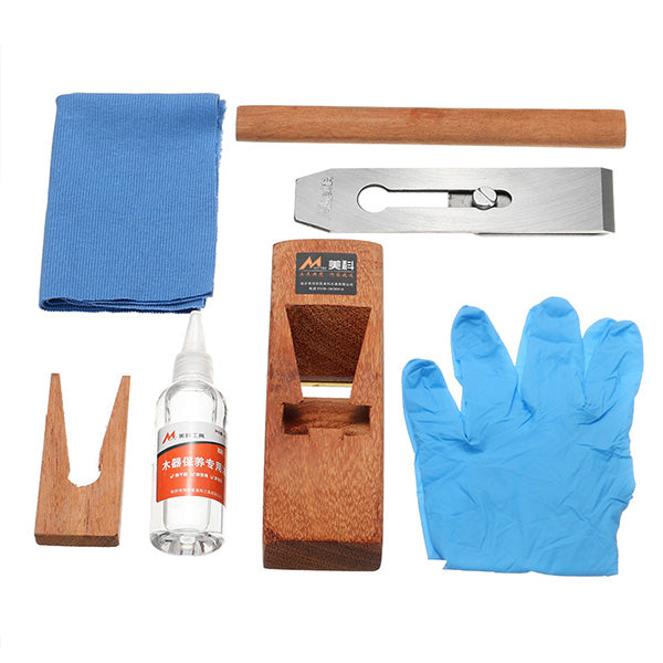 MYTEC MC01099 DIY Small Wooden Planing Push Planer Carpenter Tool Set