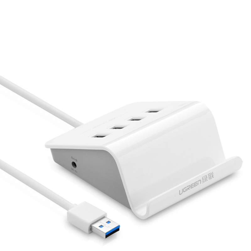 UGreen CR109 5Gbps USB3.0 Hub with 4 Ports USB Hub Extender Extension Connector for Phone / Tablet / Computer