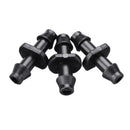 50Pcs 1/4 Inch Irrigation Connector Straight Barbed Double Way Joint Drip Irrigation 4/7 Hose Connector Hose Barb