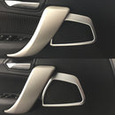 2Pcs Car Front Door Speaker Sound Cover Trim Ring Stainless Steel for BMW 1 Series F20 2012-2017