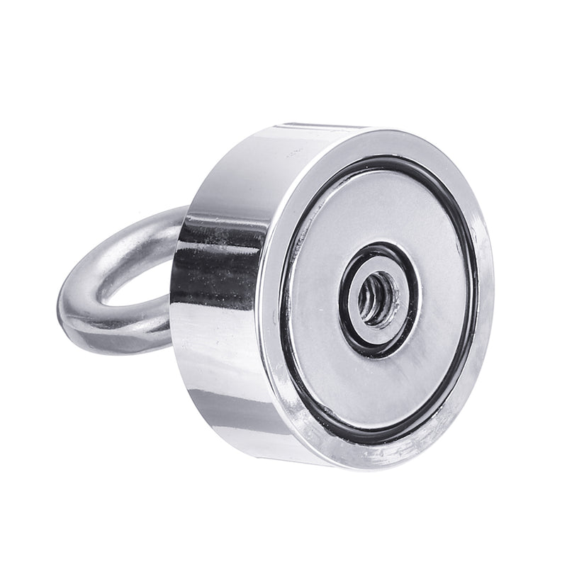 80KG Dual Side Neodymium Recovery Magnet Fishing Magnet Detecting Lifting Salvage Tool