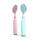 Facial Brush Rechargeable Hand-held Electric Silica Gel Facial Cleanser Electric Facial Brush Household Portable Facial Cleanser And Massager Facial Care Tools Face Cleanser