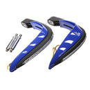 Pair Motorcycle Amber LED Light Handguard Protector For Off Road ATV Handlebar