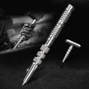 IPRee 3 In 1 Outdoor Tactical EDC Pen Stainless Steel Safety Stick Emergency Survival Tool Kit