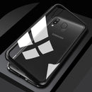 Bakeey Magnetic Adsorption Aluminum Tempered Glass Protective Case For Samsung Galaxy A40 2019