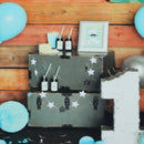 5x3ft 7x5ft Blue Balloon Colorful Wall Baby 1st Birthday Photography Backdrop Studio Prop Background