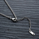 Retro Rubik's Cube Hollow Pendant Pendant Solid Wave Men's Necklace