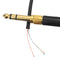 Black Stretchable Headphone Spring Wire 3.5mm Cable for Headset Beyerdynamic DT 770 990