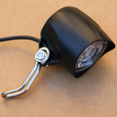 BIKIGHT 36-48V Wide Voltage Universal Highlight 400LM Bike Front Light Built-in 80db Horn