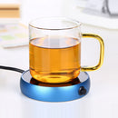 Portable Electric Heating Coasters Coffee Tea Water Heater Glass Mug Pad Warmer Office House Desktop Use
