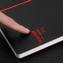 Fizz FZ335009 Notebook & Gel Pen Gift Box Set Thicken Business Hard Cover A5 Writing Notebook 0.5mm Black Ink Gel Pen Stationery School Office Supplies