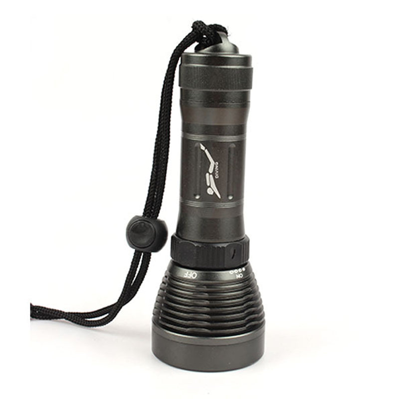 10W T6 LED 800Lumens 8 Modes Flashlight Professional Underwater 50M Driving Flashlight 18650 26650
